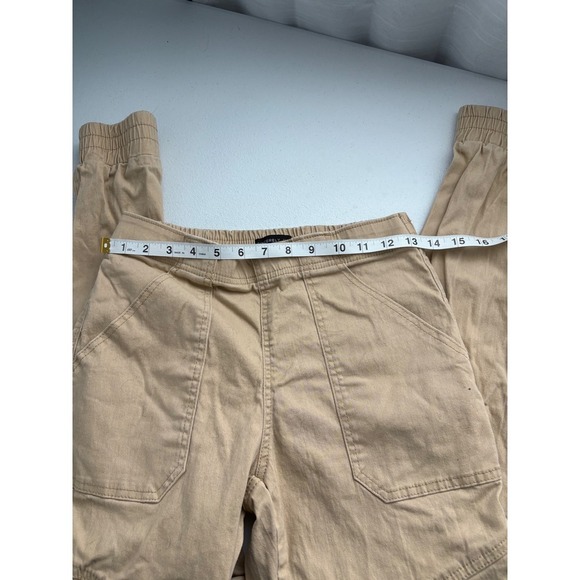 Sincerely Jules Jogger Pants Utility Style Casual Comfy Beige Size S - Picture 8 of 8